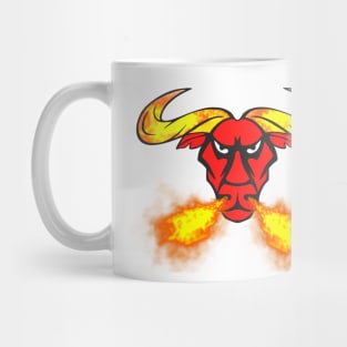 angry bull Mug